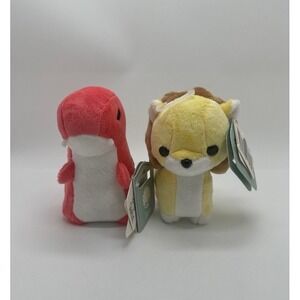 Bellzi Rexxi Tyrannosaurus & Lioni The Lion Plush Lot
